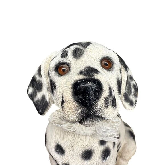 Vintage ‘94 Living Stone Inc. Dalmatian Pup Sitting Figurine Resin 5” - Picture 5 of 6